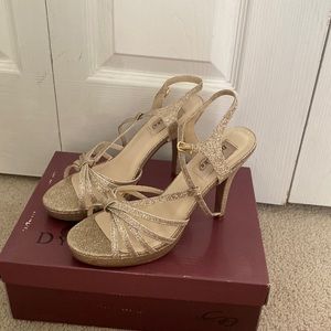 Gold Sparkly Heels